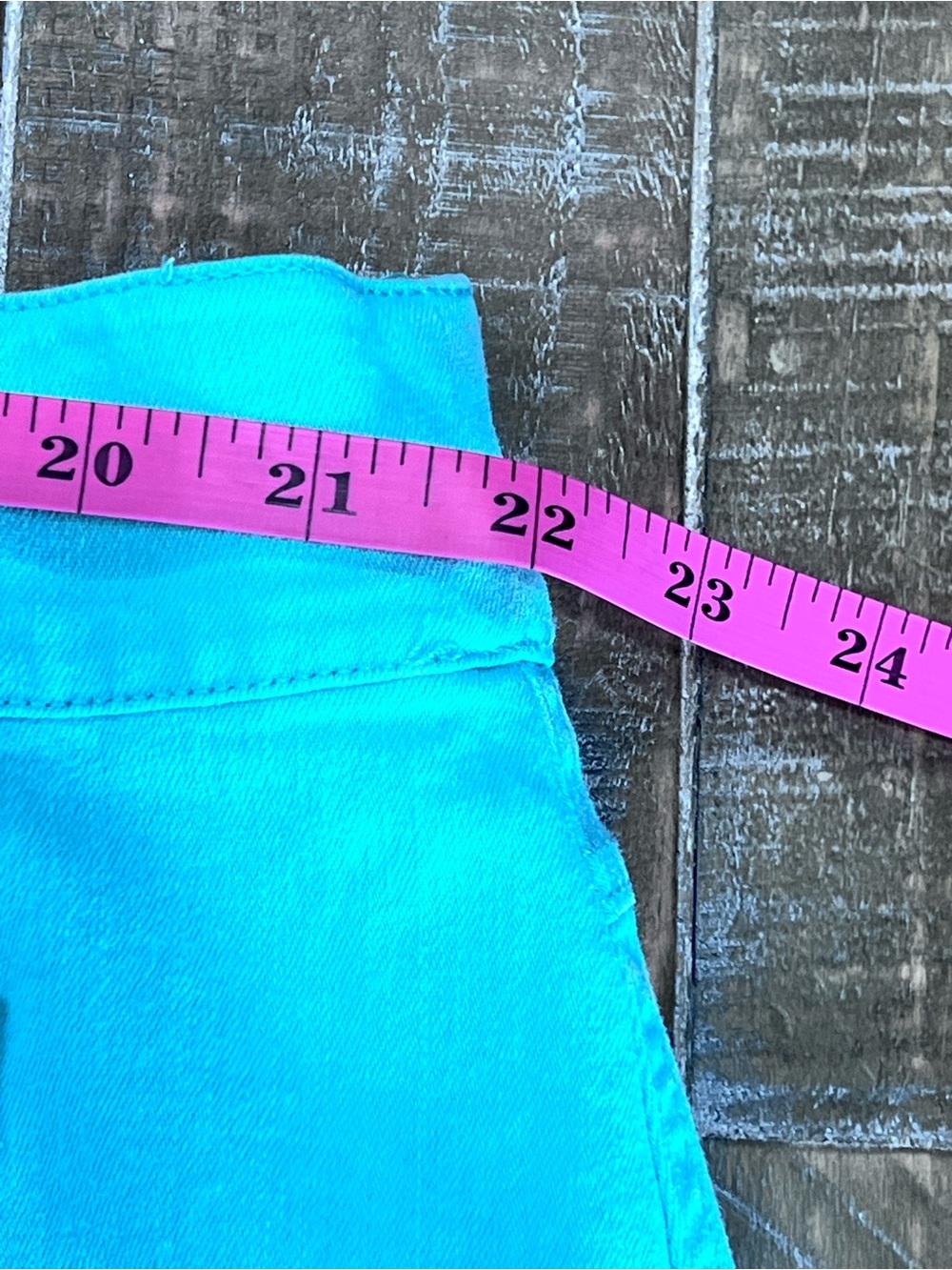 Ruby Rd. Bright Turquoise Mini Skort with Patch Pockets - Picture 3 of 6